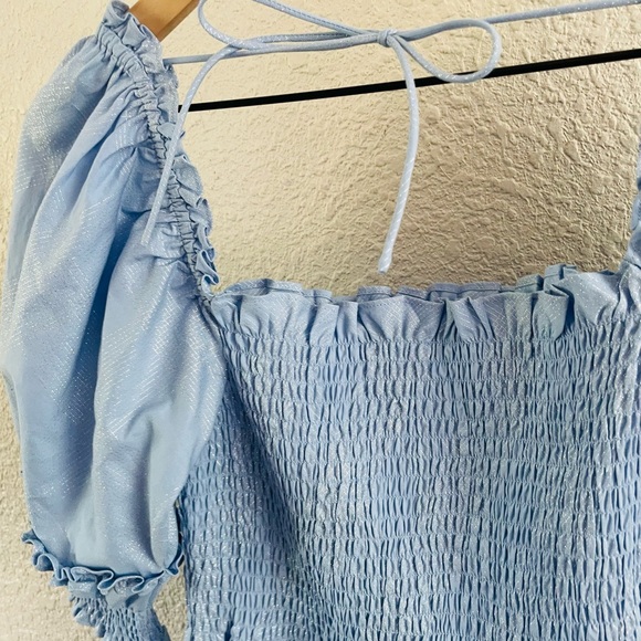 Hill House Blue Puff-Sleeve Maxi Dress - Picture 8 of 16